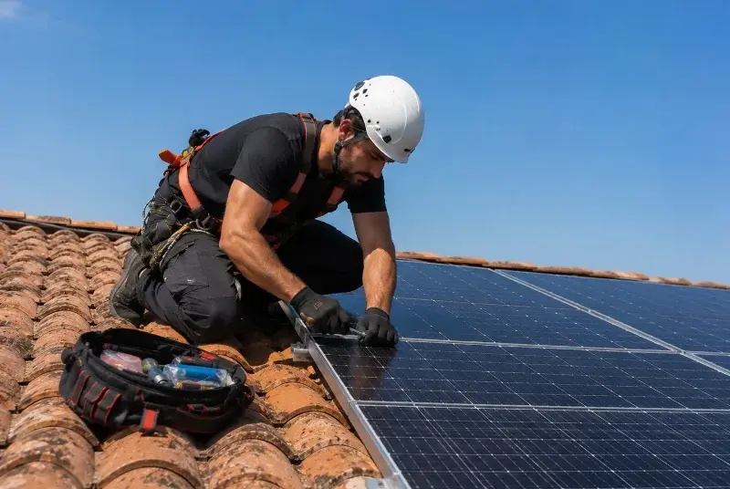 Maintenance et monitoring de panneaux solaires à la Motte